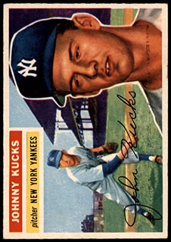 1956 TOPPS # 88 Johnny Kucks New York Yankees VG + Yankees