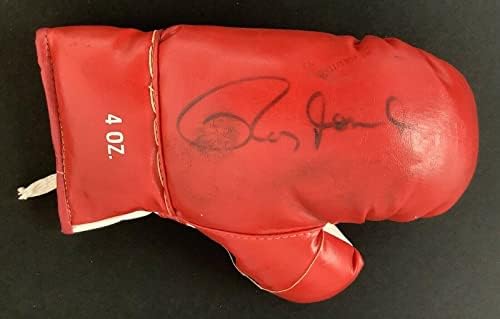 Roy Jones Jr potpisao Boks Mini rukavica srednjoj šampion 1988 Olimpijada Auto TPG-autogramom boks rukavice