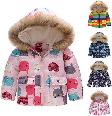 Toddler Boys Girls Fall Jacks dugi rukav kaput Dječji kaput Dječji odjeća hladna vremena mekano toplim laganim kaputom