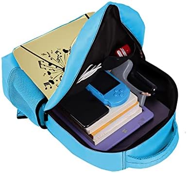 VBFOFBV ruksak za laptop, elegantan putnički ruksak casual padpacks torba za ramena za muškarce, maslačak apstraktna muzička napomena Art