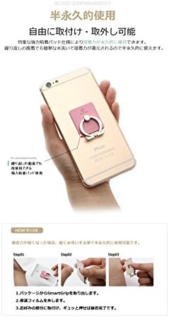 SMG-OM-BK Smart Grip RingΩ Smart Grip Ring Omega drži iPhone/iPad/iPod/Galaxy / Xperia / pametni telefon/Tablet