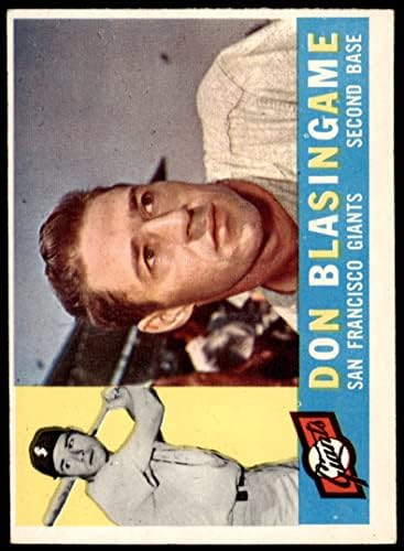 1960. topps # 397 Don Blasingame San Francisco Giants Ex divovi