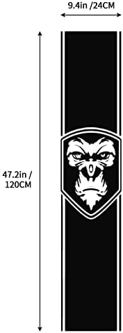 Bilisin Hood Hood Stripe naljepnica Stripe naljepnica Gorilla Gorilla Face značke grafike Universal Vinyl DIY modificirani Auto Racing Sport Bodne bočne ukrase za sve automobile Suv kamion s terenama