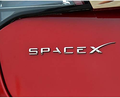 Spacex naljepnice 3D metalni automobil stražnji prtljažnik naljepnica naljepnice za značke naljepnice kompatibilni