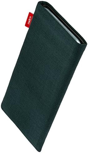 Fitbag Rave Green Custom Prilagođen rukav za Samsung Galaxy S10 | Napravljen u Njemačkoj | FINE odijelo Tkanina torbica poklopac kućišta sa oblogom od mikrofibre za čišćenje ekrana