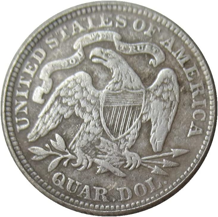 U.S. 25 Cent Flag 1887 Poslovljena replika prigodni kovani novčić