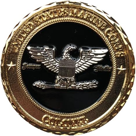 Sjedinjene Države Marine Corps USMC pukovnik Rank Challenge Coin