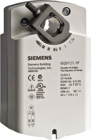 Siemens GQD121.1p / b 20 lb-in, sr, 2pt, 24V, 10 pk