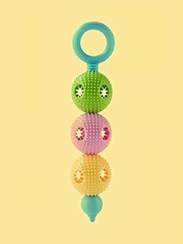 Qwinee 1pcs Ball BlokerBlock Pas Theeth Chew Toy Psi izdržljiv Tvrtak interaktivni igrački višebojni