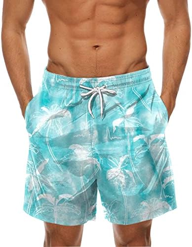 WenKomg1 Muška kupaca, brze suhe casual tropske kratke hlače Havajski kratke ploče Plaže Kratke hlače za surfanje