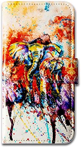 Bcov Galaxy S20 Fe 5G Case, Elephant Painting Leather Flip Wallet Case Cover with Card Slot Holder stalak