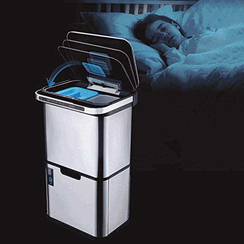 Rasbeer smeće sortiranje smeća može domaćinstvo pametno smeće može sa poklopcem nehrđajućeg čelika kuhinjska kretanja indukcijsko smeće može otpasti mogu za spavaću sobu