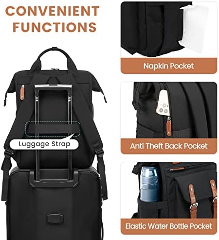 Lovevook laptop ruksak za žene za žene Radni putnički ruksak Commuter Business Computer Bag nastavnice Doktor
