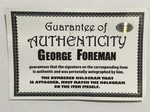 George Foreman potpisao je crvene Everlast bokserske rukavice autogram mente JSA COA-autographed bokserske