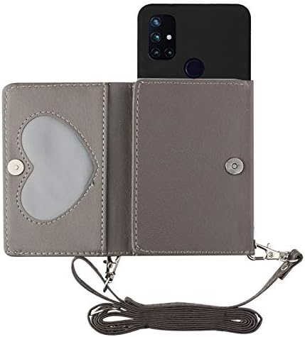 Shinyzone futrola za telefon za OnePlus Nord N10 5G, torbica za novčanik Crossbody sa remenom za Žene,PU
