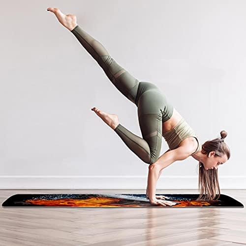 Sve namjene Yoga Mat Vježba & Vježba Mat za jogu, vatra voda muzički instrument bubanj