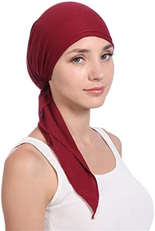 Ženska Slouchy Beanie Hemo Caps etnički štampani modni turbani duge kose Skull Caps ženska udobna muslimanska pokrivala za glavu