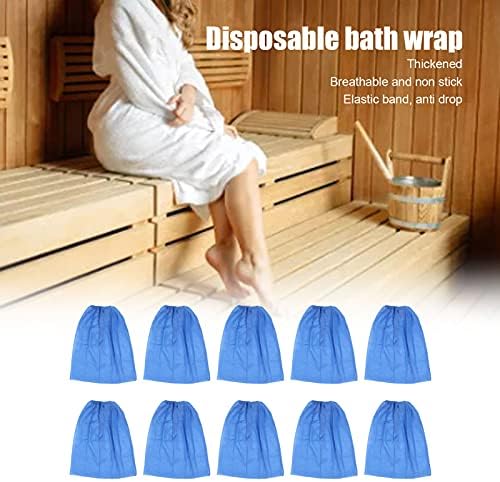 10pcs Women za jednokratnu upotrebu za jednokratnu upotrebu, salon ljepote Travel Net tkani sauna Spa tuš Robe, Bath Wrap Salon Spa Beauty Znoj pari