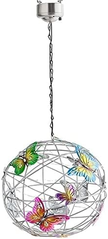 Czdyuf Lijepa LED ball svjetlo na otvorenom solarno napajanje loptica Viseće ukrašavanje okrugle sunčeve svjetlo Kuglično svjetlo Domaći dekor