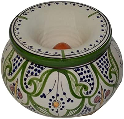 Marokanski ručno rađeni keramički pepeljasti dizajn bez dime bez živih boja X-Veliki