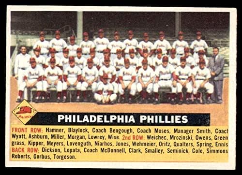 1956 TOPPS # 72 D55 Phillies Tim Filadelfija Phillies Ex / MT Phillies