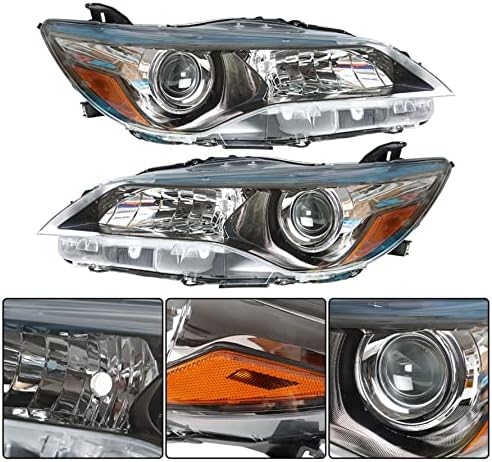 Silscvtt farovi prednja glava lampe zamjena za 2015 2017 Toyota Camry projektor farovi par lijevo+desno