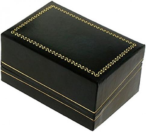 Classic Cartier Design Black Angagement Set Dvostruki poklon kutija