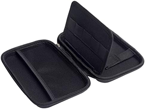 Navitech Crna tvrda Eva najlonska zaštitna čvrsta torbica kompatibilna sa Garmin Nuvi 40 40lm 40WE