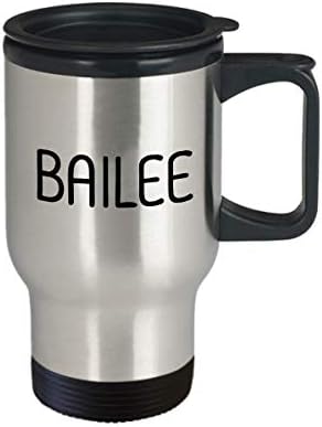Jedinstveni poklon za bailee 14oz izolirana putopisna krigm Inspirational sarkazam - ime osobe