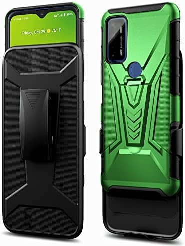 Slučaj NZND za AT & T Radiant Max 5g, Cricket Dream 5g / Criket Inovate 5G sa kaljenim zaštitnim zaslonom