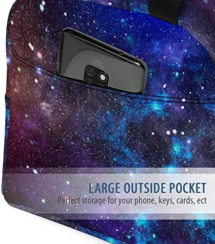 Outer Space Galaxy torba za ručak, tote torba za višekratnu upotrebu kutija za ručak za dječake i djevojčice,