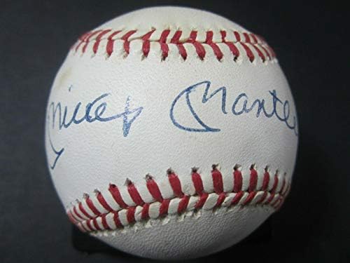 Mickey Mantle New York Yankees potpisao je OAL bejzbol JSA puno slovo - autografirane bejzbol