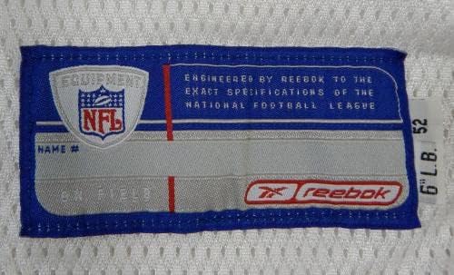 2004 Kansas Chiefs Chris Bober 67 Igra izdana Bijeli dres DP17381 - Neintred NFL igra rabljeni dresovi