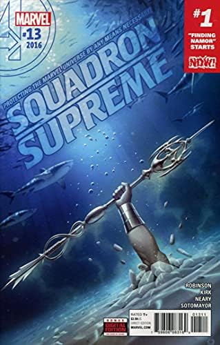 Squadron Supreme 13 VF / NM; Marvel comic book / Namor James Robinson