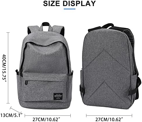 Coowoz školski ruksak crni knjigovodstveni fakultetski školski torbe za dječake Djevojke Travel Rucksack Casual Packpak za laptop
