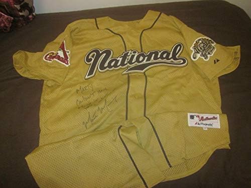 2002 Nacionalna liga All Star Game Batting Practing Jersey Matt Morris Autograph - autogramirani MLB dresovi