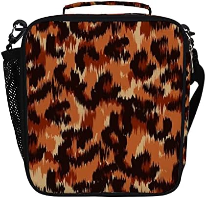 Izolaciona torba torba za ručak, Cool leopard uzorak, svježa izolacija zdrave prehrane