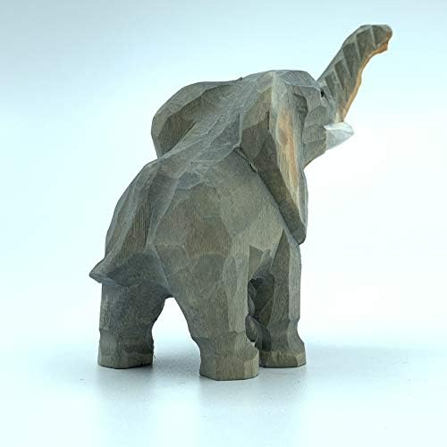 od strane neubrancije ručne rezbarene drvene drvene slonove figurice 5 dugačak