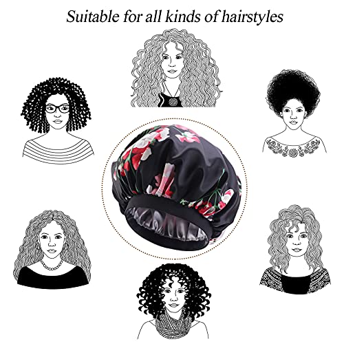Kimkslay satenski poklopac za ženu za žene za kosu za tuširanje kose za pletenice, duga kosa, dreadlocks,