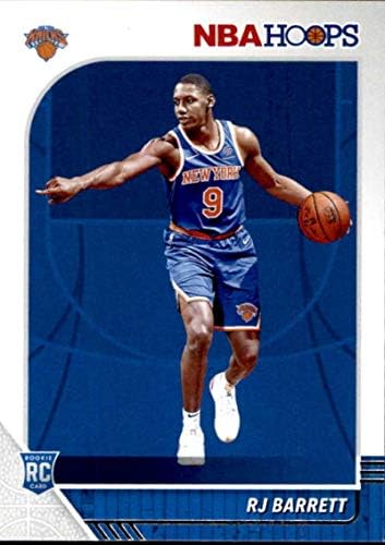 2019-20 Panini NBA Hoops 201 RJ Barrett New York Knicks Rookie Basketball Card