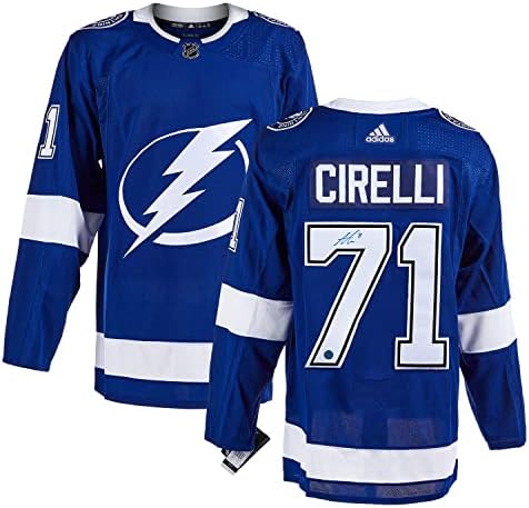 Anthony Cirelli Tampa Bay Munja autogramirana dres Adidas - autogramirani NHL dresovi