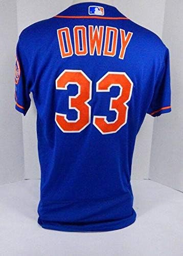 2019 New York Mets Kyle Dowdy # 33 Igra Izdana opruga Blue Jersey P 89 - Igra Polovni MLB dresovi