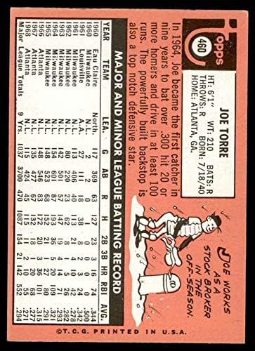1969 TOPPS # 460 Joe Torre St. Louis Cardinals Dean's Cards 5 - Ex Cardinals
