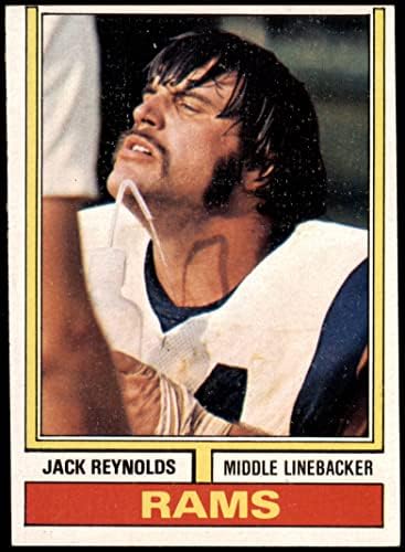 1974 TOPPS # 25 Jack Reynolds Los Angeles Rams VG / Ex Rams Tennessee