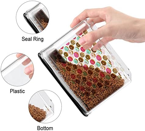 Kutija za čuvanje slatkih krofni plastični kontejneri za organizatore hrane sa poklopcem za kuhinju