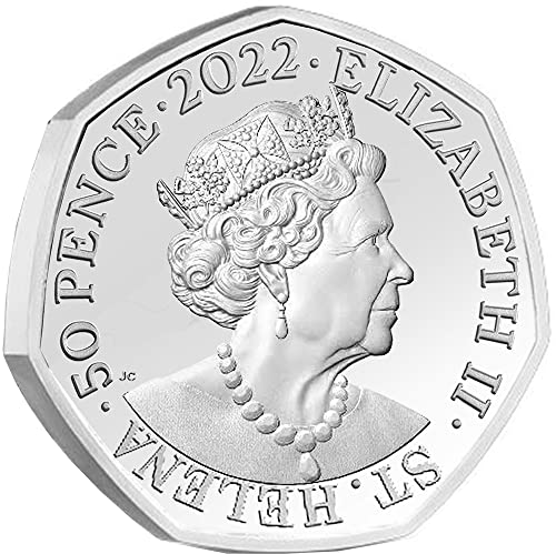 2022 DE Proverbs Powercoin Goose koja je položila zlatno jaja srebrni novčić 50 pencije Saint Helena 2022 Dokaz