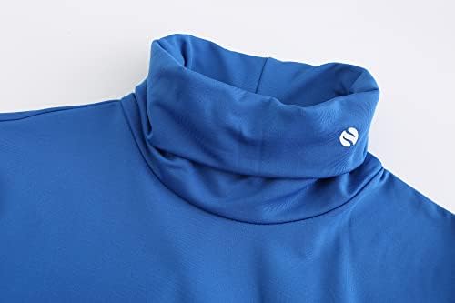 SSLR-termičke košulje za žene-turtleneck dugih rukava od runa obložen zimskim tamnim mokom podsjećenim slojem