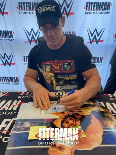 WWE Exclusive John Cena potpisao je autogramirano 16x20 fotografija JSA provjera autentičnosti br. 3 - Fotografirane hrvanje fotografija