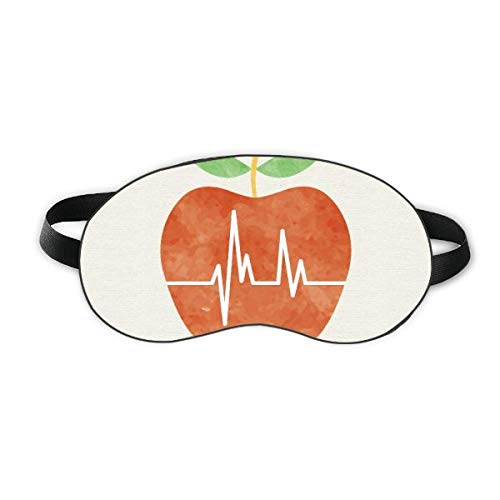 Srčani elektrokardiogram dizajn uzorak spavanja Štit za oči Soko noć zasenka