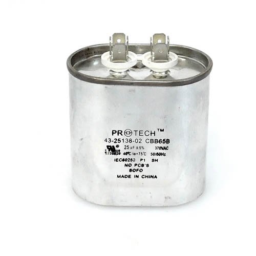 43-25138-02 -Cosaire OEM ovalni zamjenski pokretni kondenzator 25 UF / MFD 370 Volt